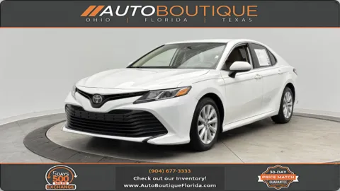 White 2020 Toyota Camry LE for sale in Jacksonville, FL