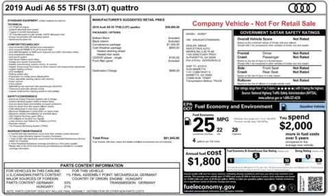 Photos of 2019 Audi A6 Premium for sale in Jacksonville, FL at Auto Boutique Florida