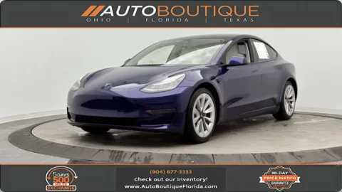 Blue 2021 Tesla Model 3 Standard Range Plus for sale in Jacksonville, FL