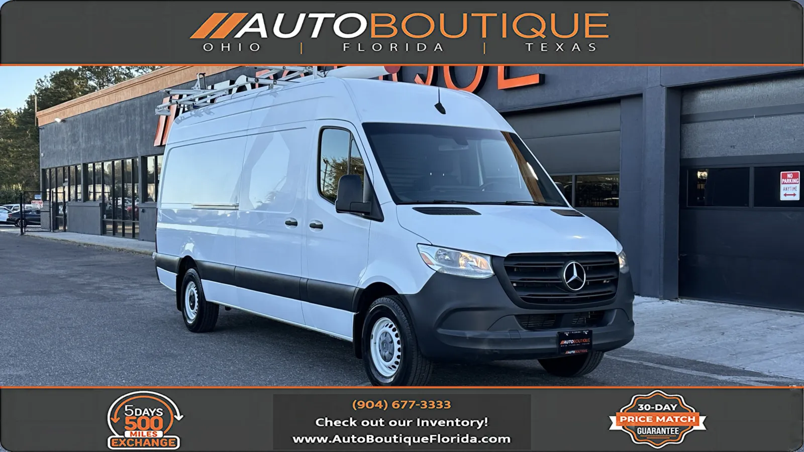 White 2022 Mercedes-Benz Sprinter Cargo Van 2500 for sale in Jacksonville, FL