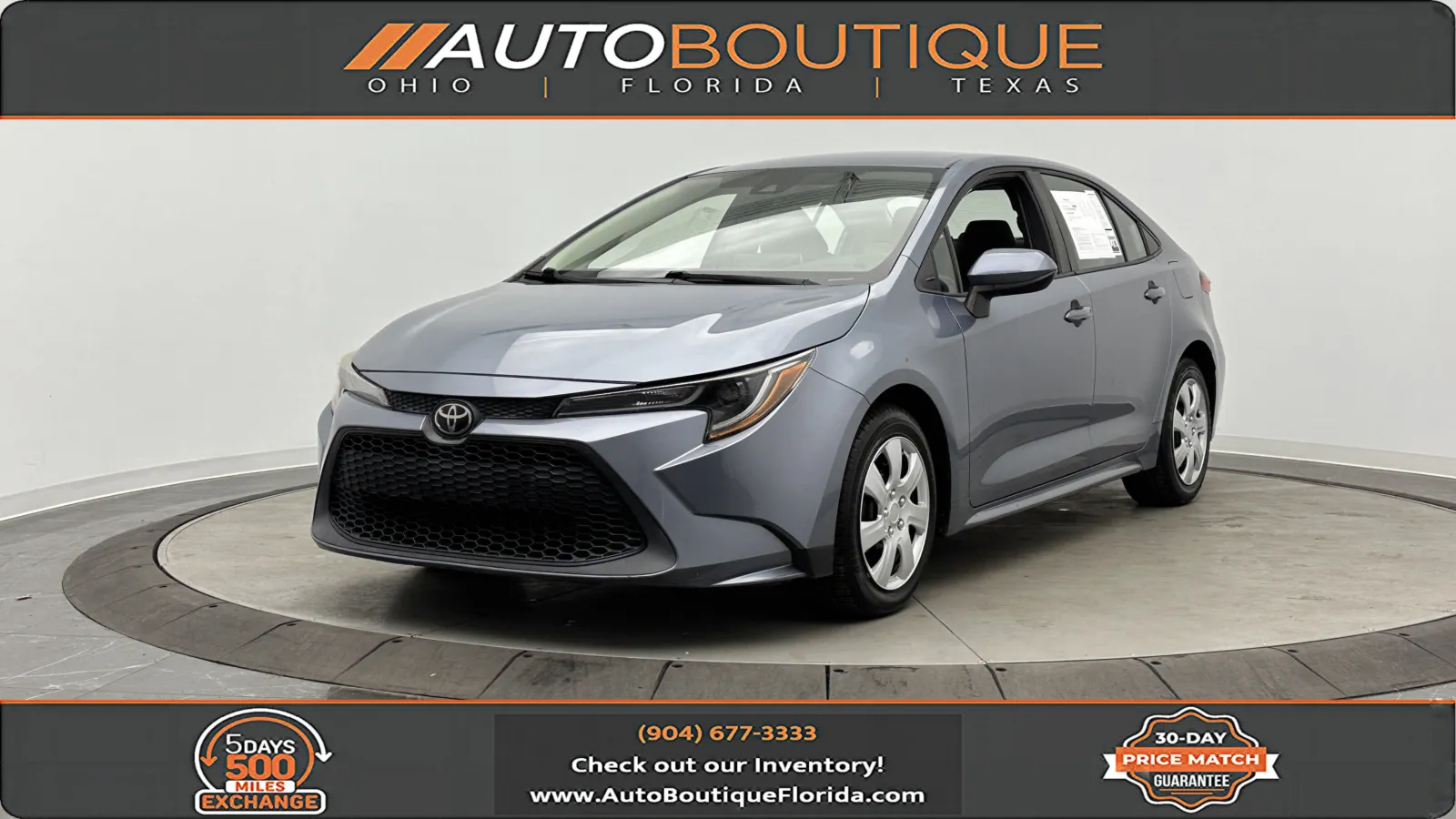 2020 Toyota Corolla LE for sale in Jacksonville, FL