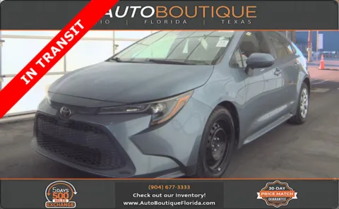 Blue 2020 Toyota Corolla LE for sale in Jacksonville, FL