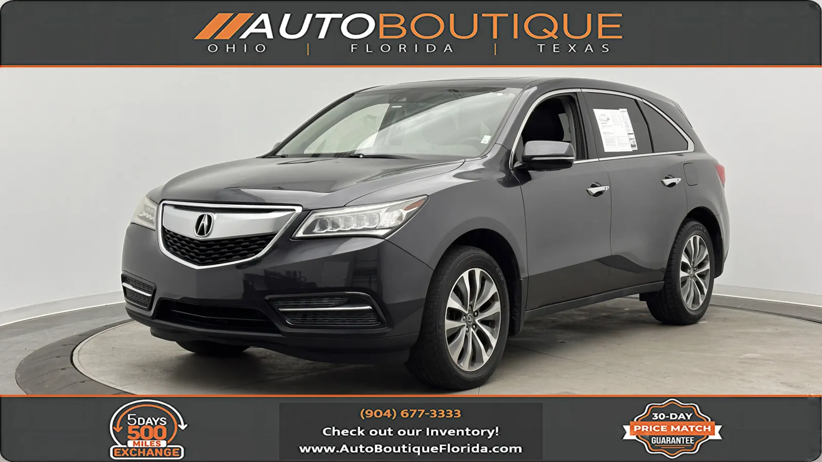 2016 Acura MDX w/Tech/AcuraWatch Plus for sale in Jacksonville, FL
