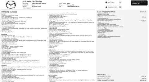 Photos of 2018 Mazda CX-5 Touring for sale in Jacksonville, FL at Auto Boutique Florida