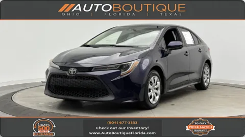 Blue 2020 Toyota Corolla LE for sale in Jacksonville, FL