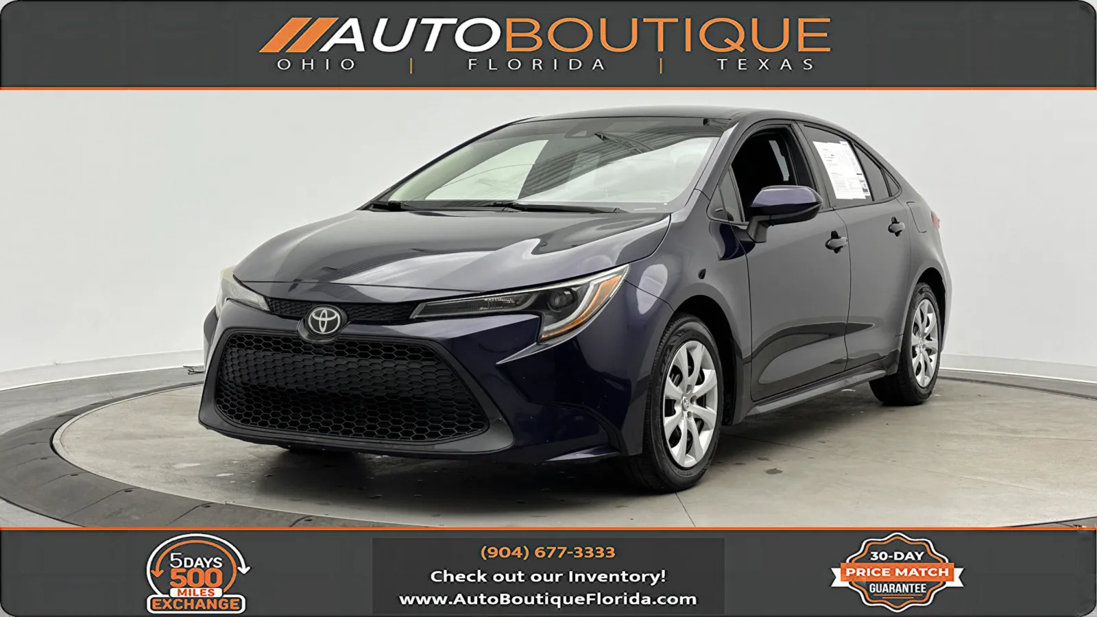 2020 Toyota Corolla LE for sale in Jacksonville, FL