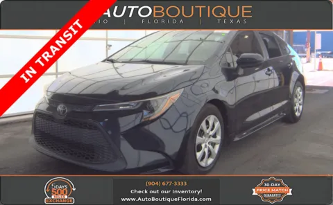 Blue 2020 Toyota Corolla LE for sale in Jacksonville, FL