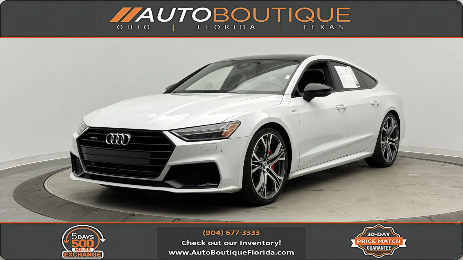 White 2019 Audi A7 Prestige for sale in Jacksonville, FL