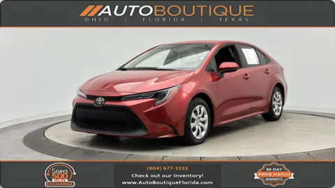Red 2020 Toyota Corolla LE for sale in Jacksonville, FL