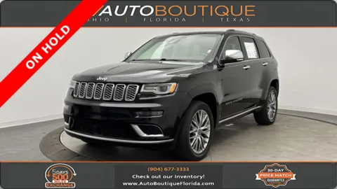 Black 2018 Jeep Grand Cherokee Summit for sale in Jacksonville, FL