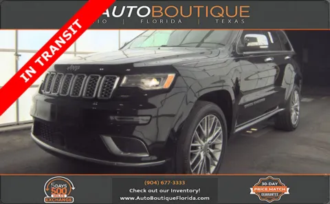 Black 2018 Jeep Grand Cherokee Summit for sale in Jacksonville, FL