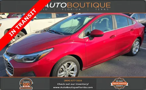 Red 2019 Chevrolet Cruze LT for sale in Jacksonville, FL