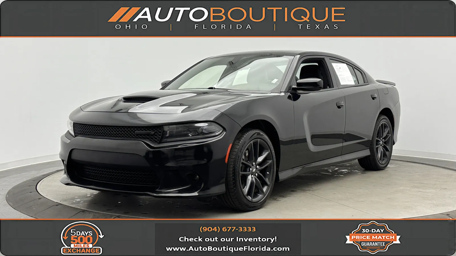 Black 2022 Dodge Charger GT for sale in Jacksonville, FL