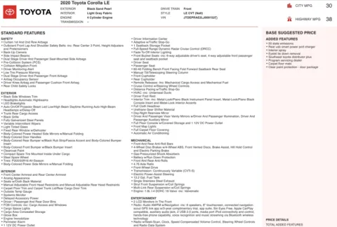 Photos of 2020 Toyota Corolla LE for sale in Jacksonville, FL at Auto Boutique Florida