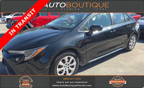 Black 2020 Toyota Corolla LE for sale in Jacksonville, FL