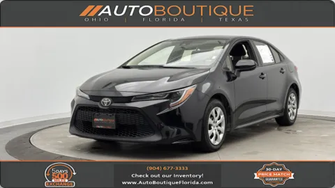 Black 2020 Toyota Corolla LE for sale in Jacksonville, FL