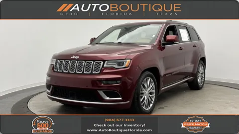 Red 2018 Jeep Grand Cherokee Summit for sale in Jacksonville, FL
