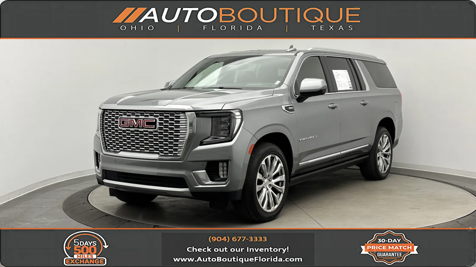 Gray 2023 GMC Yukon XL Denali for sale in Jacksonville, FL