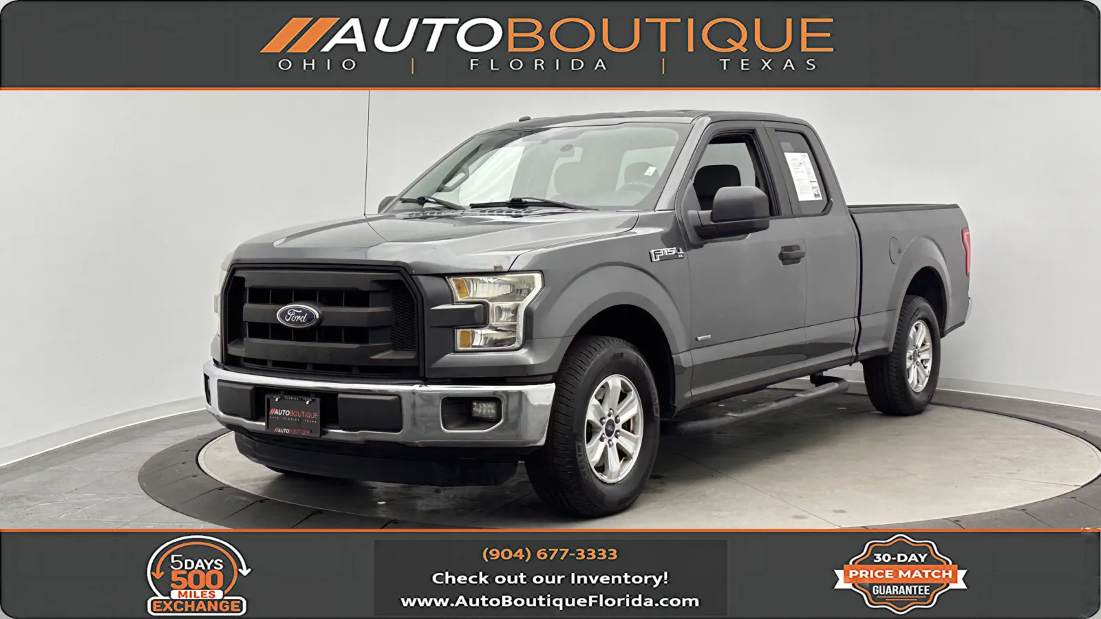 Gray 2016 Ford F-150 XL for sale in Jacksonville, FL