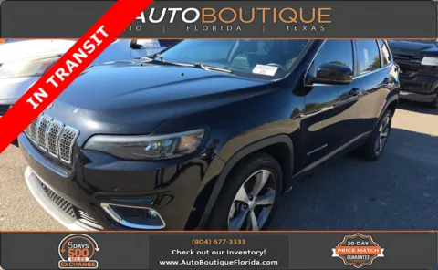 Black 2021 Jeep Cherokee Limited for sale in Jacksonville, FL
