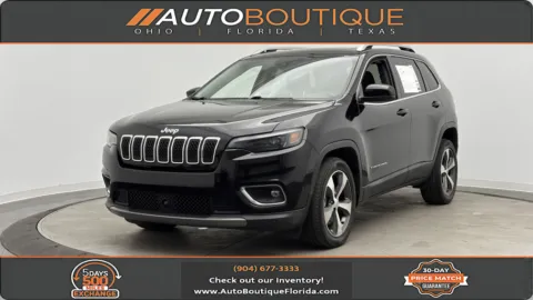 Black 2021 Jeep Cherokee Limited for sale in Jacksonville, FL