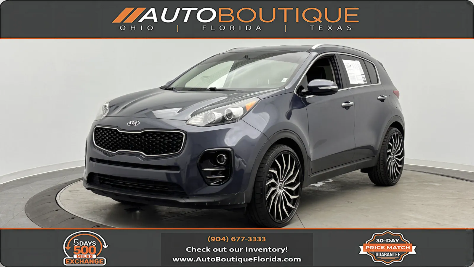 Blue 2019 Kia Sportage EX for sale in Jacksonville, FL