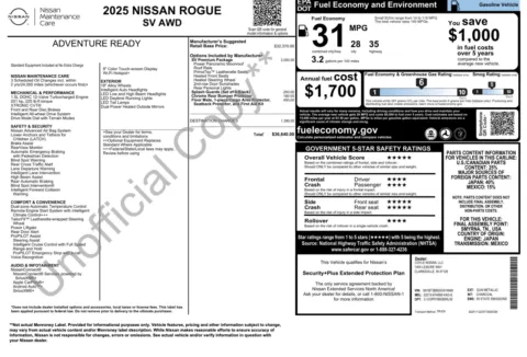 More photos of 2025 Nissan Rogue SV at Auto Boutique Florida, FL