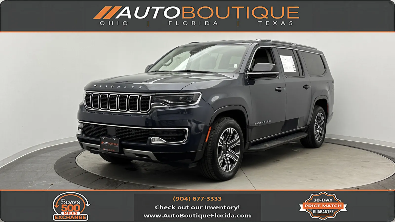 Blue 2024 Jeep Wagoneer L Series II for sale in Jacksonville, FL