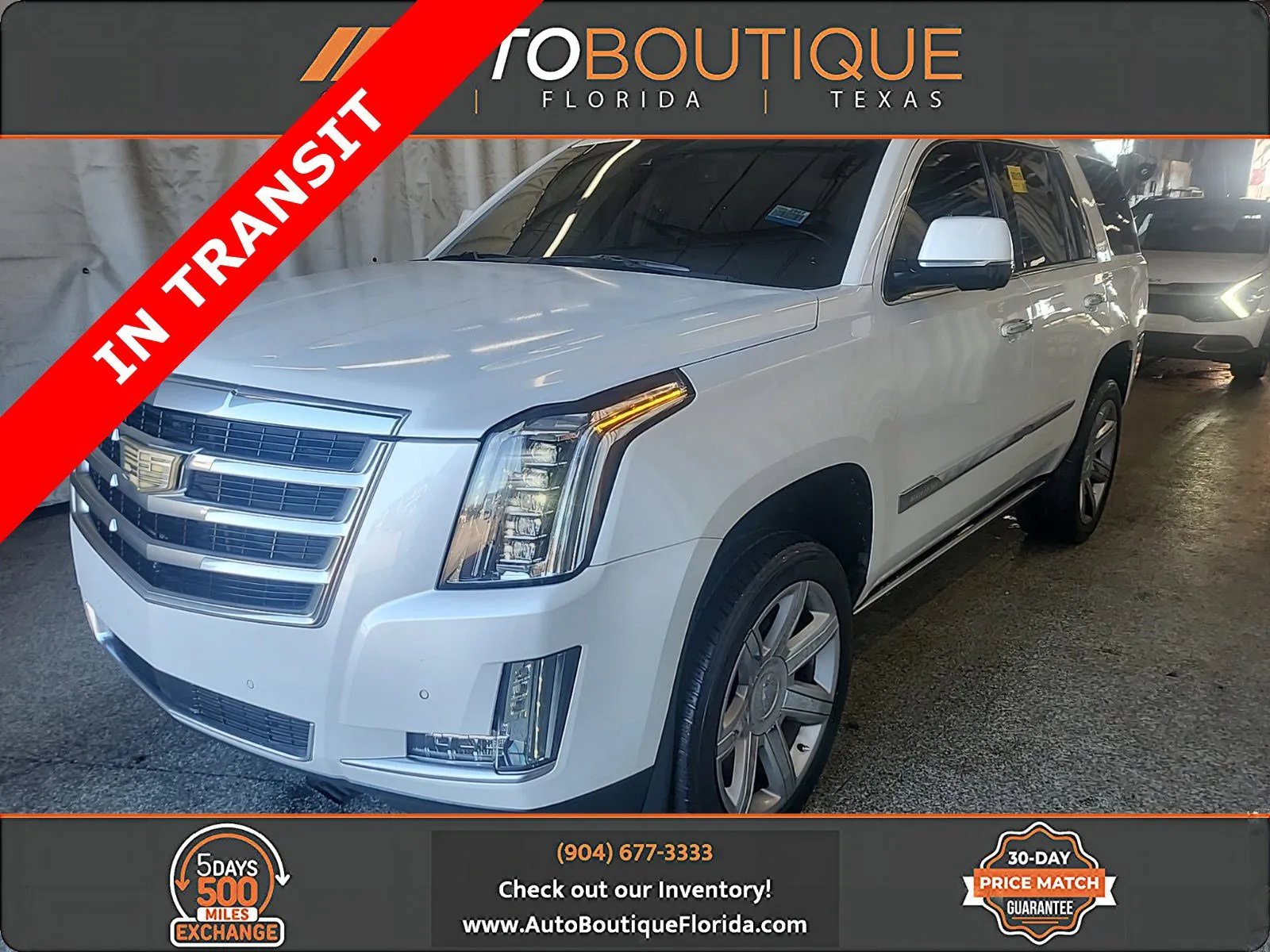 White 2016 Cadillac Escalade Premium Collection for sale in Jacksonville, FL