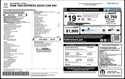 Photos of 2018 Ram 1500 Express for sale in Jacksonville, FL at Auto Boutique Florida