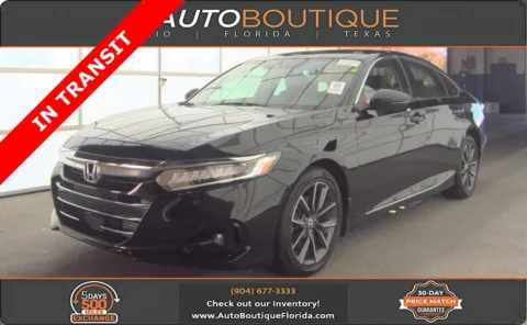 Black 2021 Honda Accord Sedan EX-L for sale in Jacksonville, FL