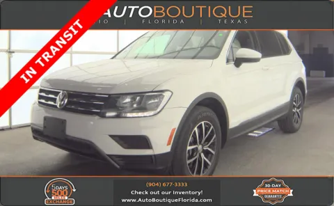 White 2021 Volkswagen Tiguan SE for sale in Jacksonville, FL