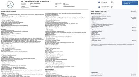 Photos of 2021 Mercedes-Benz GLB 250 for sale in Jacksonville, FL at Auto Boutique Florida