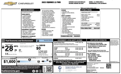 Photos of 2023 Chevrolet Equinox LS for sale in Jacksonville, FL at Auto Boutique Florida