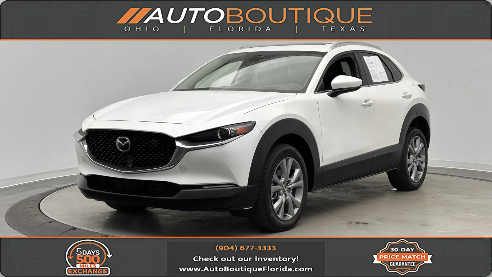 White 2021 Mazda CX-30 Premium for sale in Jacksonville, FL