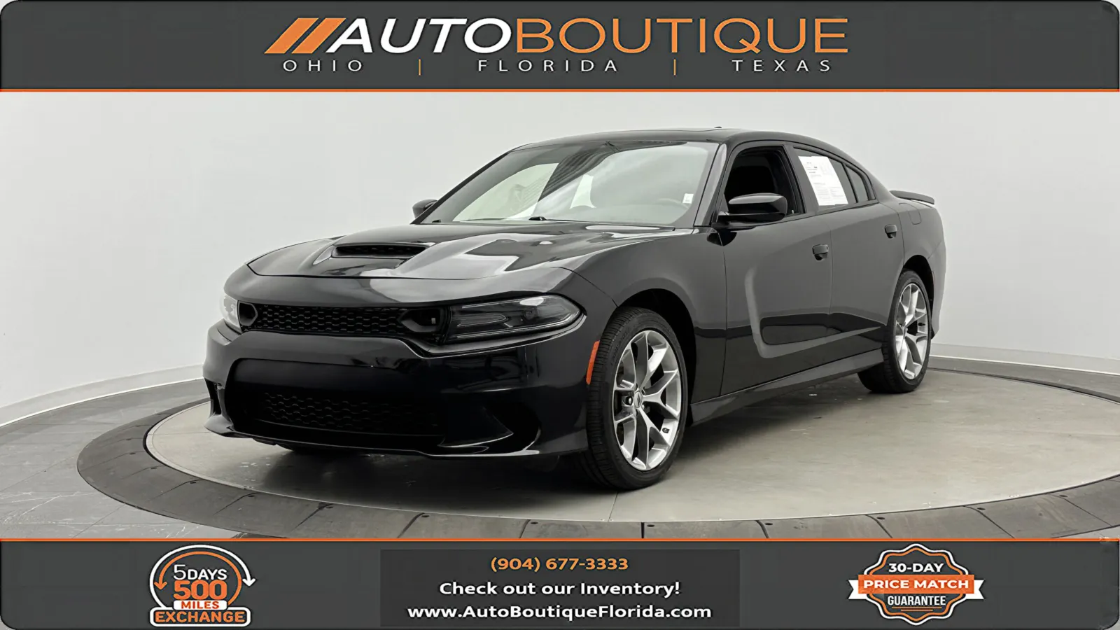 Black 2022 Dodge Charger GT for sale in Jacksonville, FL