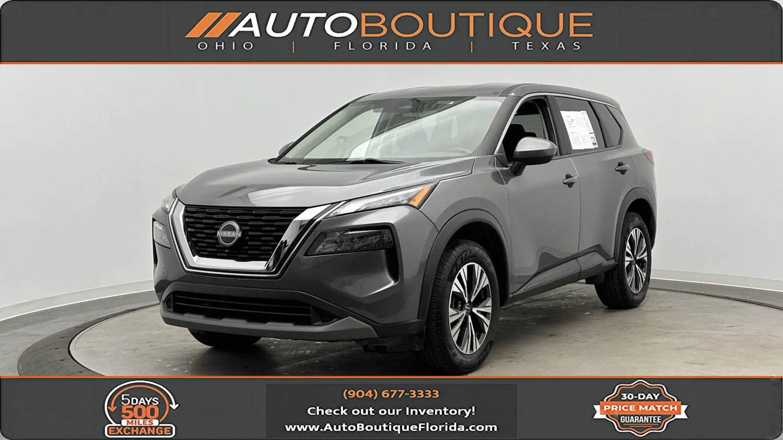 Gray 2023 Nissan Rogue SV for sale in Jacksonville, FL