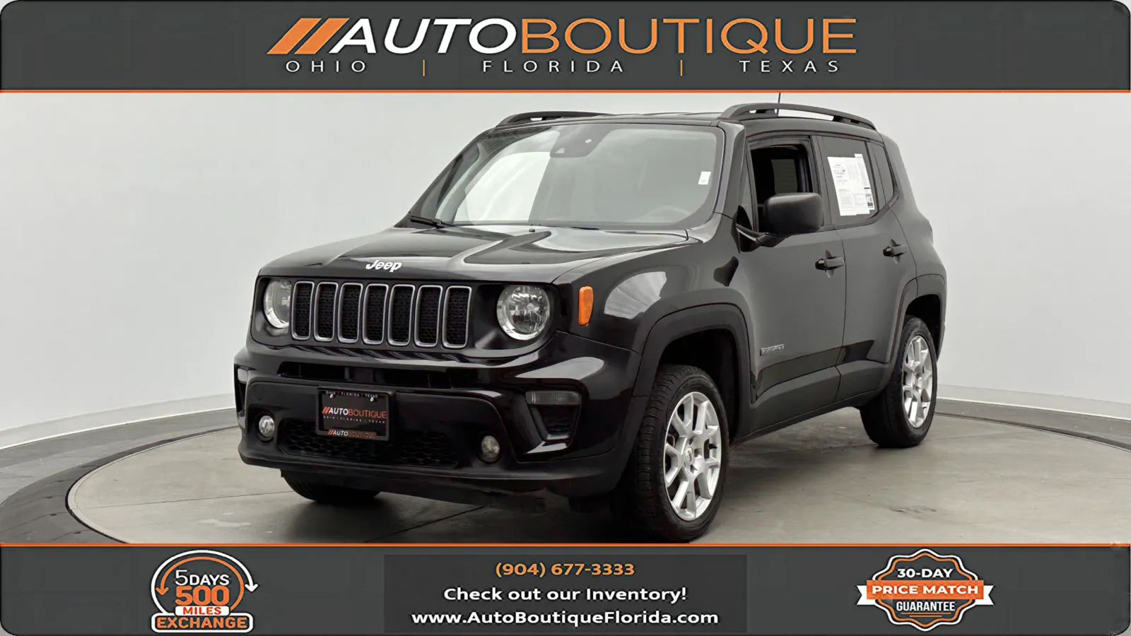 Black 2022 Jeep Renegade Latitude for sale in Jacksonville, FL