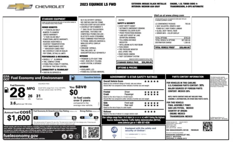 More photos of 2023 Chevrolet Equinox LS at Auto Boutique Florida, FL