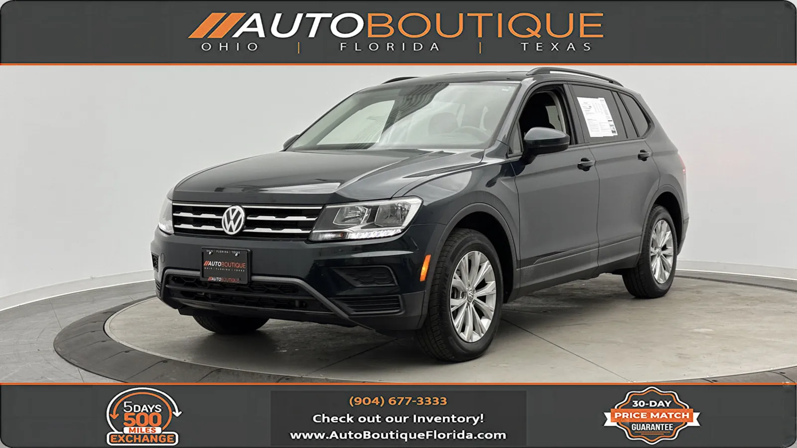 Black 2019 Volkswagen Tiguan S for sale in Jacksonville, FL