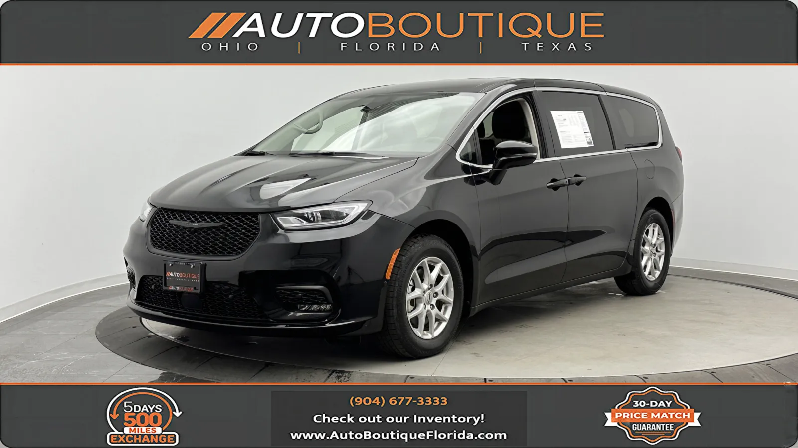 Black 2024 Chrysler Pacifica Touring L for sale in Jacksonville, FL