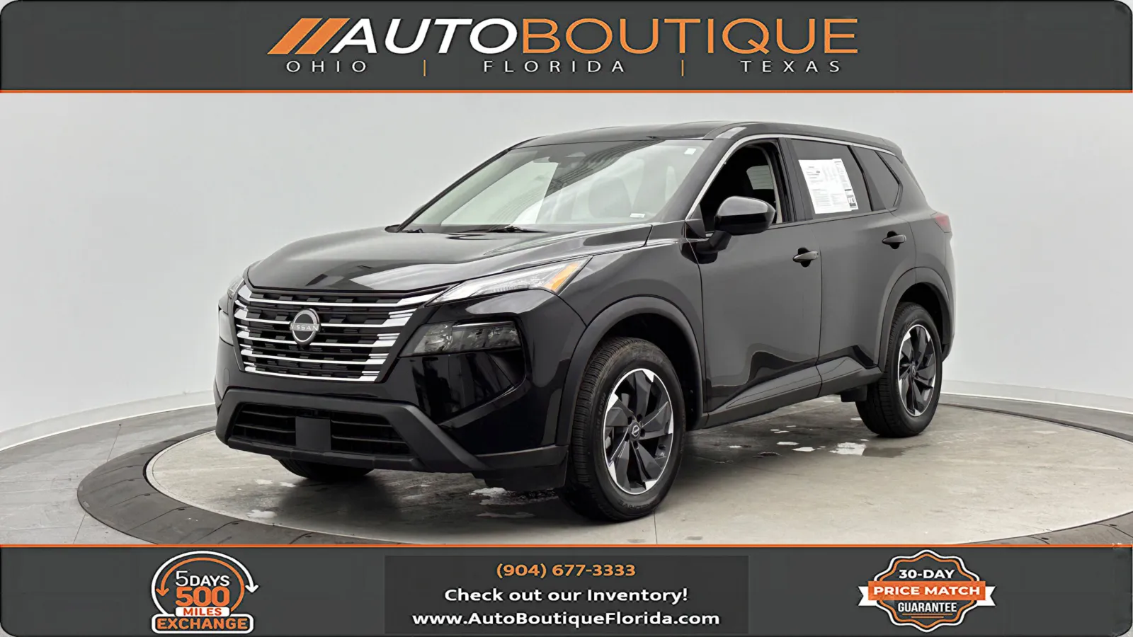 Black 2025 Nissan Rogue SV for sale in Jacksonville, FL