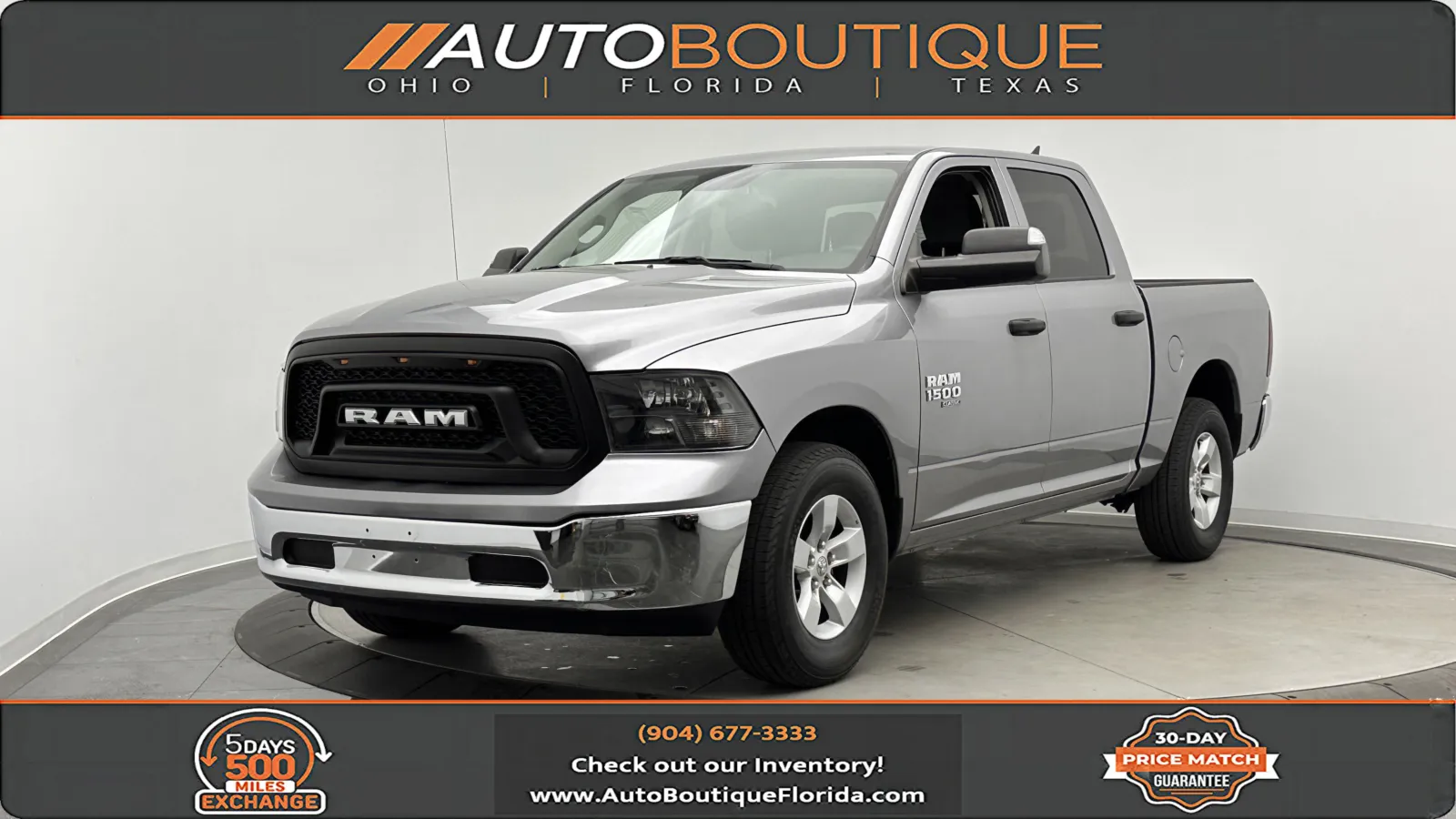 Silver 2022 Ram 1500 Classic SLT for sale in Jacksonville, FL