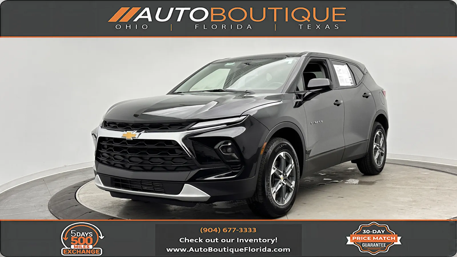 Black 2025 Chevrolet Blazer LT for sale in Jacksonville, FL