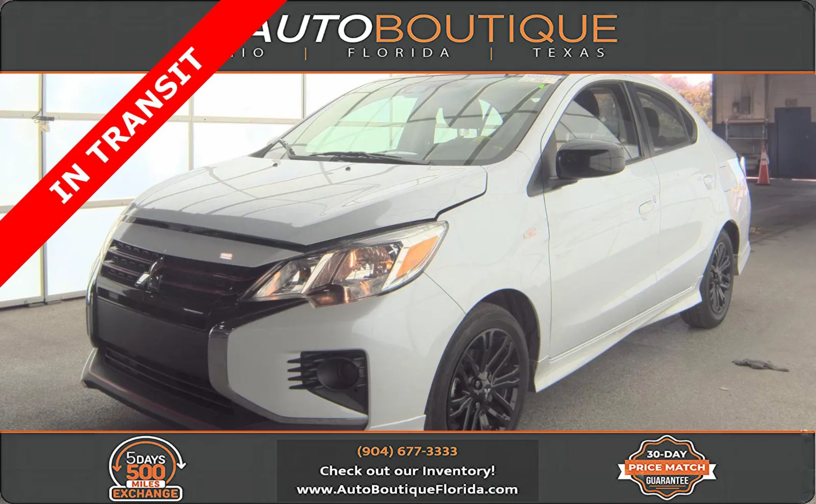 White 2024 Mitsubishi Mirage G4 Black Edition for sale in Jacksonville, FL