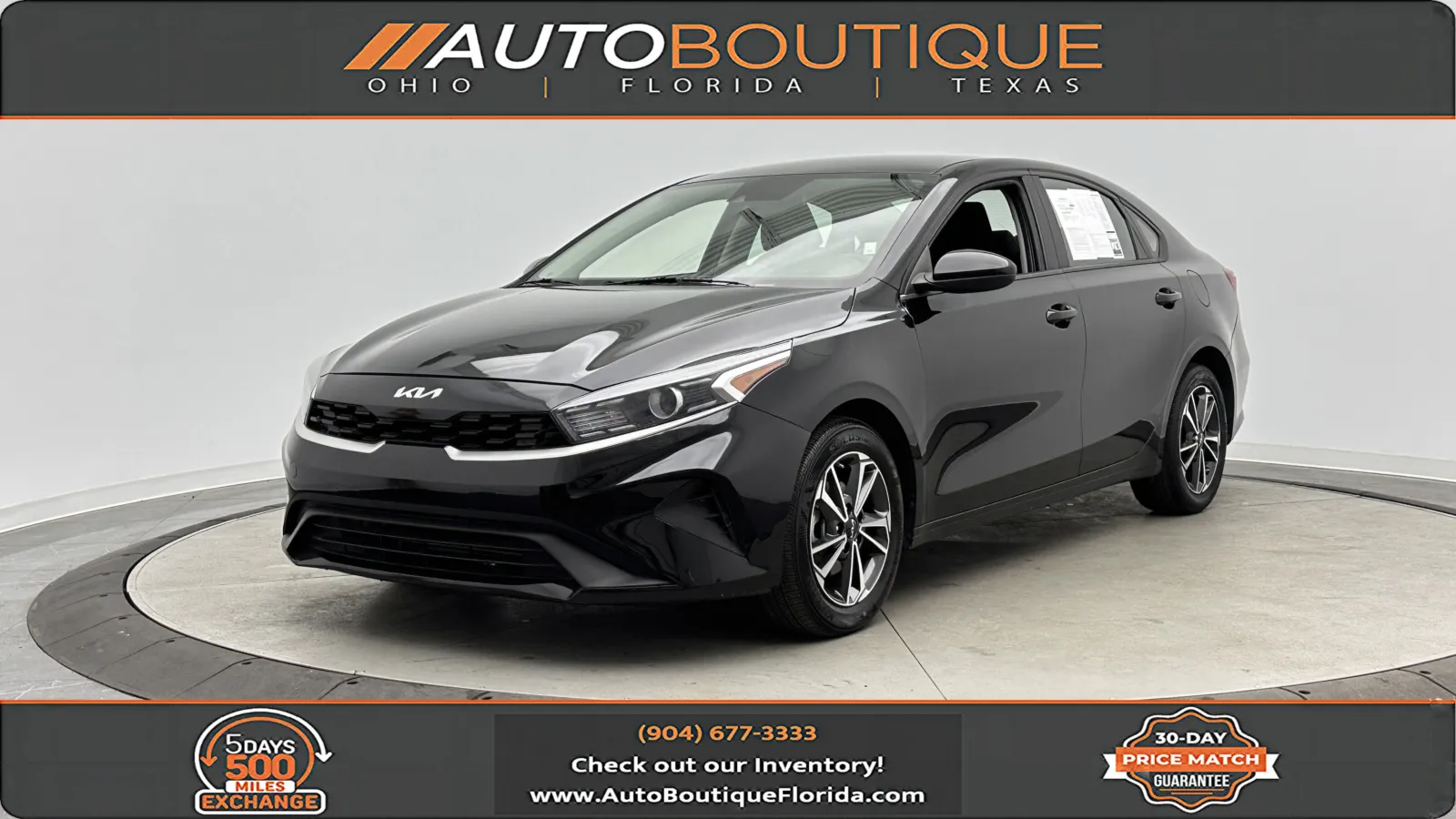 Black 2023 Kia Forte LXS for sale in Jacksonville, FL