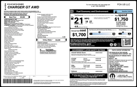 Photos of 2018 Dodge Charger GT for sale in Jacksonville, FL at Auto Boutique Florida