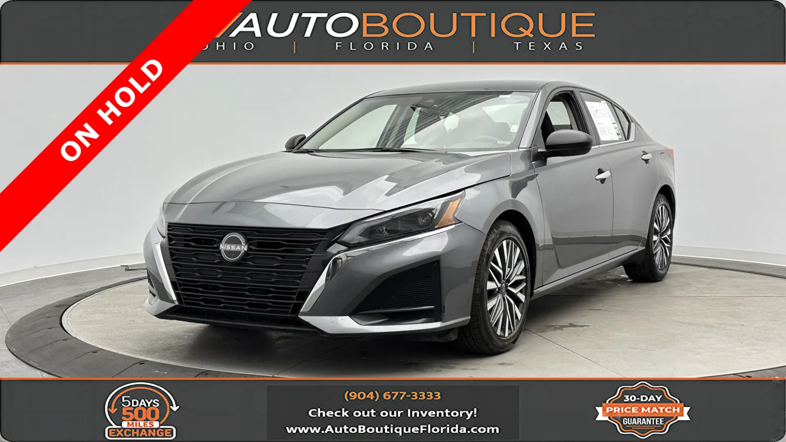 Gray 2024 Nissan Altima 2.5 SV for sale in Jacksonville, FL