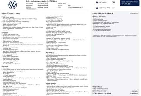 Photos of 2021 Volkswagen Jetta R-Line for sale in Jacksonville, FL at Auto Boutique Florida