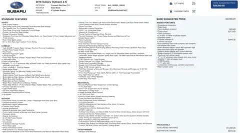 Photos of 2018 Subaru Outback 2.5i for sale in Jacksonville, FL at Auto Boutique Florida